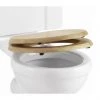 Burlington Soft Close Golden Oak Toilet Seat - S16 -Jeme Shop S16 P