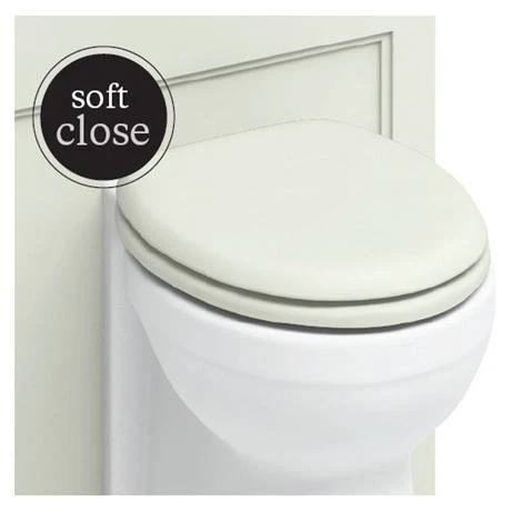 Burlington Soft Close Toilet Seat with Chrome Hinges - Sand 4 Burlington Soft Close Toilet Seat with Chrome Hinges - Sand - Image 2