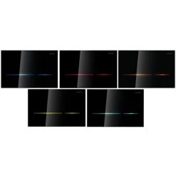 Geberit - Touchless Dual Flush for UP320 Cistern - Sigma80 - Smoked Glass Reflective -Jeme Shop Sigma80 D2 375