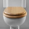 Silverdale Traditional Luxury Light Oak Wooden Toilet Seat -Jeme Shop Silverdale Light Oak Wooden Toilet Seat p