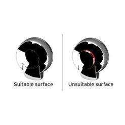 Orion SuctionLoc Black Toilet Roll Holder -Jeme Shop Suctionloc reinstall chrome 460 1