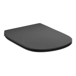 Ideal Standard Tesi Silk Black Soft Close Thin Toilet Seat & Cover -Jeme Shop T3527V3 D3 460