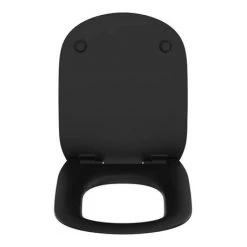 Ideal Standard Tesi Silk Black Soft Close Thin Toilet Seat & Cover -Jeme Shop T3527V3 D5 460