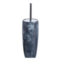 Trafalgar Anthracite Marble Effect Polyresin Toilet Brush Holder