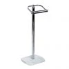 Trafalgar White Marble Effect Freestanding Toilet Roll Holder -Jeme Shop TRWTRH P