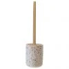 Toreno Terrazzo-Effect Concrete Toilet Brush Holder -Jeme Shop TZTB p