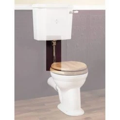 Silverdale Universal Low Level Flush Pipe Kit - Nickel -Jeme Shop UNFPKLL NI D1 460