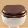 Silverdale BTW Traditional Luxury Mahogany Wooden Toilet Seat