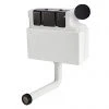 Venice Concealed WC Cistern with Black Push Button Flush 1 Venice Concealed WC Cistern with Black Push Button Flush -Jeme Shop VCCBLK p