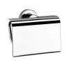 Venice Chrome Toilet Roll Holder with Cover -Jeme Shop VCHRA14 P