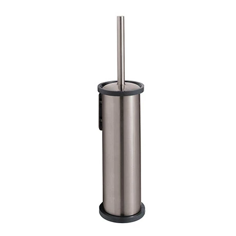 Venice Brushed Nickel Toilet Brush & Holder 3 Venice Brushed Nickel Toilet Brush & Holder
