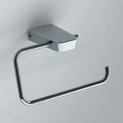 Venice Square Chrome Toilet Roll Holder