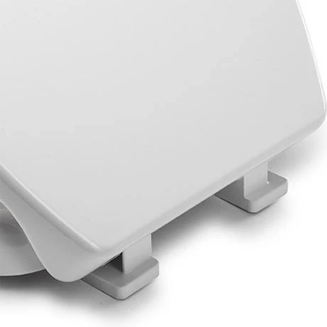 Croydex Raised White Toilet Seat - WL400522H 4 Croydex Raised White Toilet Seat - WL400522H - Image 2