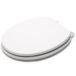 Croydex Flexi-Fix Kielder White Anti-Bacterial Toilet Seat - WL600822H -Jeme Shop WL600822H ai1 460