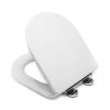 Croydex Garda D-Shape White Flexi-Fix Toilet Seat with Soft Close and Quick Release - WL600922H -Jeme Shop WL600922H P