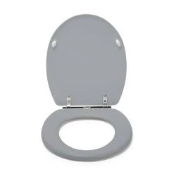 Croydex Lugano Grey Flexi-Fix Toilet Seat with Soft Close and Quick Release - WL601031H 9 Croydex Lugano Grey Flexi-Fix Toilet Seat with Soft Close and Quick Release - WL601031H -Jeme Shop WL601031H D2 460