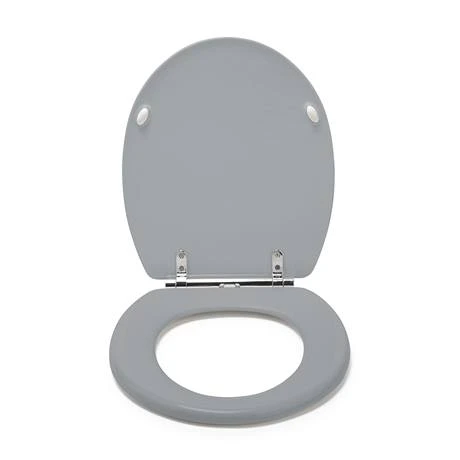 Croydex Lugano Grey Flexi-Fix Toilet Seat with Soft Close and Quick Release - WL601031H 5 Croydex Lugano Grey Flexi-Fix Toilet Seat with Soft Close and Quick Release - WL601031H - Image 3