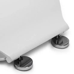 Croydex Flexi-Fix Victoria White Anti-Bacterial Toilet Seat - WL601322H -Jeme Shop WL601322H ai3 460