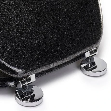 Croydex Flexi-Fix Black Quartz Effect Anti-Bacterial Toilet Seat - WL601821H 8 Croydex Flexi-Fix Black Quartz Effect Anti-Bacterial Toilet Seat - WL601821H - Image 6