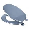 Croydex Flexi-Fix Silver Quartz Effect Anti-Bacterial Toilet Seat - WL601840H -Jeme Shop WL601840H P
