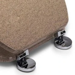 Croydex Flexi-Fix Dorney Sandstone Effect Anti-Bacterial Toilet Seat - WL601915H -Jeme Shop WL601915H ai2 460