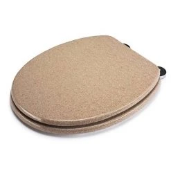 Croydex Flexi-Fix Dorney Sandstone Effect Anti-Bacterial Toilet Seat - WL601915H -Jeme Shop WL601915H ai4 460