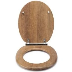Croydex Flexi-Fix Ontario Teak Effect Anti-Bacterial Toilet Seat with Soft Close and Quick Release - WL602086H 11 Croydex Flexi-Fix Ontario Teak Effect Anti-Bacterial Toilet Seat with Soft Close and Quick Release - WL602086H -Jeme Shop WL602086H ai3 460