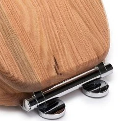 Croydex Flexi-Fix Rutland Solid Oak Anti-Bacterial Toilet Seat with Soft Close and Quick Release - WL602376H -Jeme Shop WL602376H ai3 460