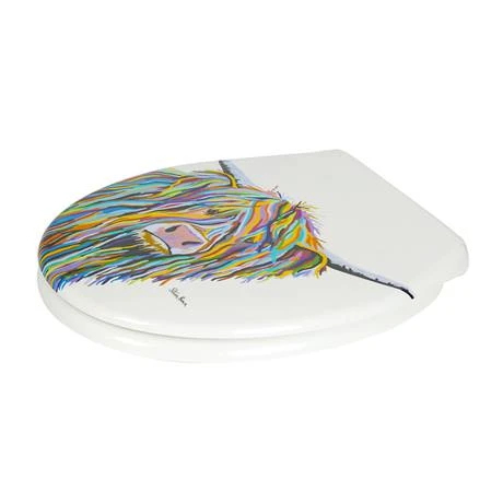 Croydex Angus McCoo Flexi-Fix Toilet Seat by Steven Brown Art - WL604022 5 Croydex Angus McCoo Flexi-Fix Toilet Seat by Steven Brown Art - WL604022 - Image 4