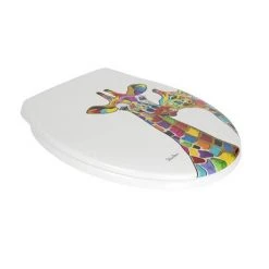 Croydex Francie & Josie Flexi-Fix Toilet Seat by Steven Brown Art - WL604122 -Jeme Shop WL604122 D1 460