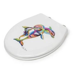 Croydex Hannah McWave Flexi-Fix Toilet Seat by Steven Brown Art - WL604222H 11 Croydex Hannah McWave Flexi-Fix Toilet Seat by Steven Brown Art - WL604222H -Jeme Shop WL604222H D4 460