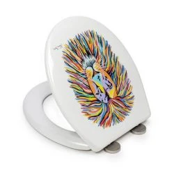 Croydex Lewis McZoo Flexi-Fix Toilet Seat by Steven Brown Art - WL604322H -Jeme Shop WL604322H D1 460