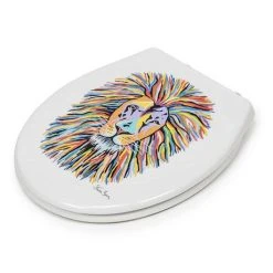 Croydex Lewis McZoo Flexi-Fix Toilet Seat by Steven Brown Art - WL604322H -Jeme Shop WL604322H D2 460