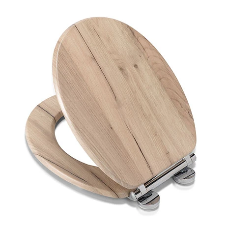 Croydex Corella Grey Oak Effect Flexi-Fix Toilet Seat with Soft Close and Quick Release - WL605231H 3 Croydex Corella Grey Oak Effect Flexi-Fix Toilet Seat with Soft Close and Quick Release - WL605231H