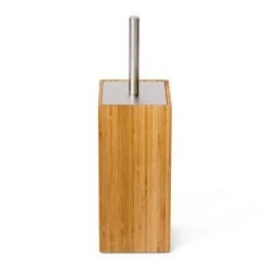 Wooden Toilet Brush & Holder Bamboo -Jeme Shop WTBHBB D2 460