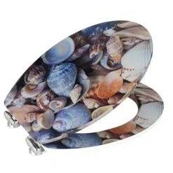 Wenko Sea Shell 3D Effect Soft Close Toilet Seat -Jeme Shop Wenko Sea Shell 3D Effect Soft Close Toilet Seat d2 460