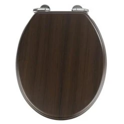 Wenko Wenge MDF Soft Close Toilet Seat