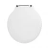 Imperial Etoile Standard Toilet Seat with Chrome Hinges - Gloss White -Jeme Shop XE50000110 P