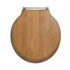 Imperial Etoile Standard Toilet Seat with Chrome Hinges - Natural Oak -Jeme Shop XE50000120 P