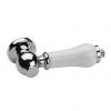 Imperial Chrome & White Ceramic Cistern Lever Handle 2 Imperial Chrome & White Ceramic Cistern Lever Handle -Jeme Shop XO12000100 P