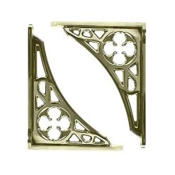 Imperial Ironbridge Antique Gold High Level Cistern Brackets (Pair)