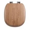 Imperial Radcliffe Soft Close Toilet Seat with Chrome Hinges - Natural Oak -Jeme Shop XW50000120NSB P
