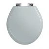 Imperial Oval Soft Close Toilet Seat with Chrome Hinges - Grey Ecru -Jeme Shop XX50008104NSB P