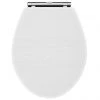 York White Ash Top Fixing Soft Close Toilet Seat 1 York White Ash Top Fixing Soft Close Toilet Seat -Jeme Shop YRKTSWHT p