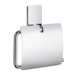 Smedbo Pool Toilet Roll Holder with Cover - Polished Chrome - ZK3414